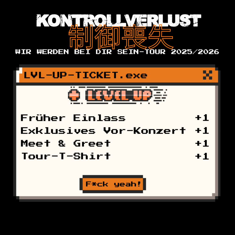 💥 Exklusives Level-Up Ticket – Nur in Karlsruhe, Hamburg, Berlin & Köln! 💥