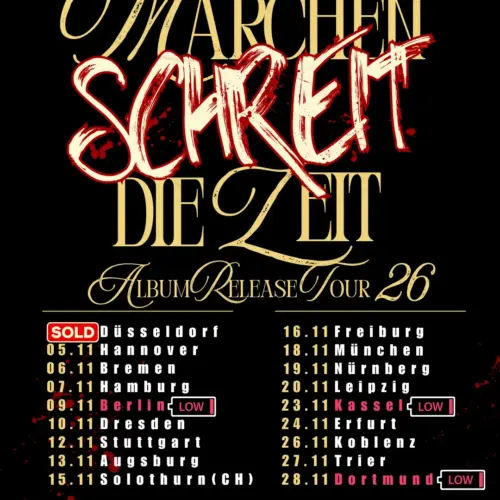 HARDTICKET „Märchen schreit die Zeit“ Album Release Tour