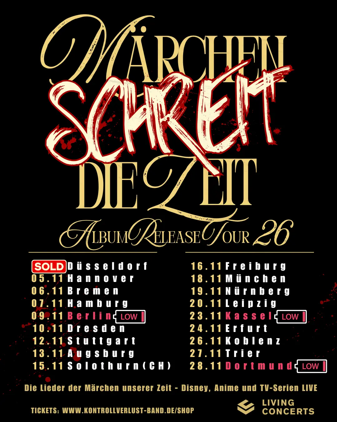 HARDTICKET „Märchen schreit die Zeit“ Album Release Tour