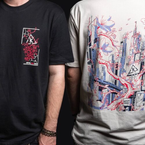 T-Shirt "District" BLACK / OFF-WHITE